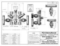 PGI Int'l Five-Valve Manifold